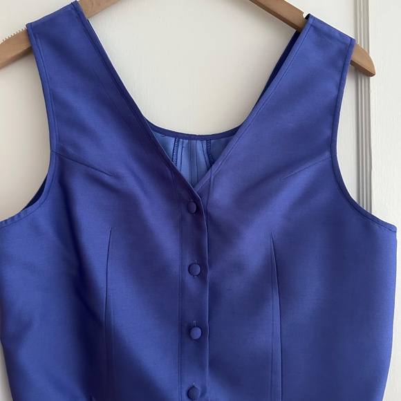 Chelsea Mak Silk Shantung Blouse - Picture 3 of 4